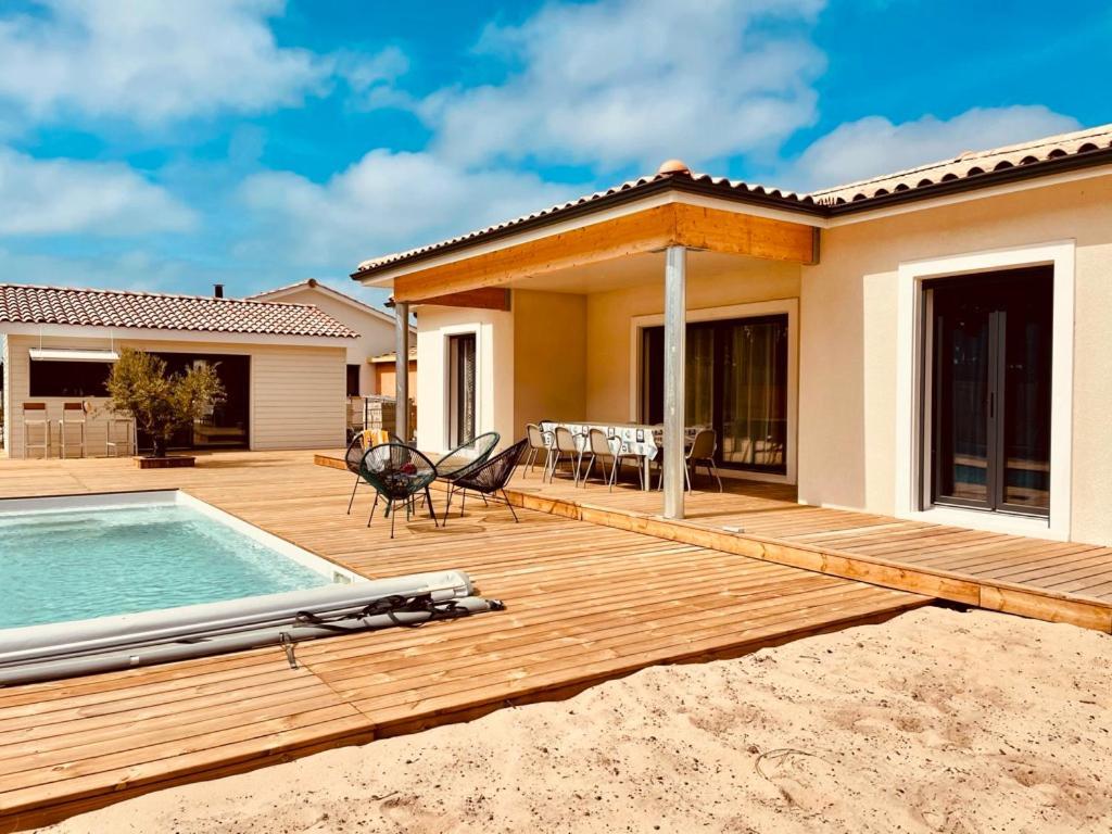 Villashomeclet - Villa Palm Beach Vensac エクステリア 写真