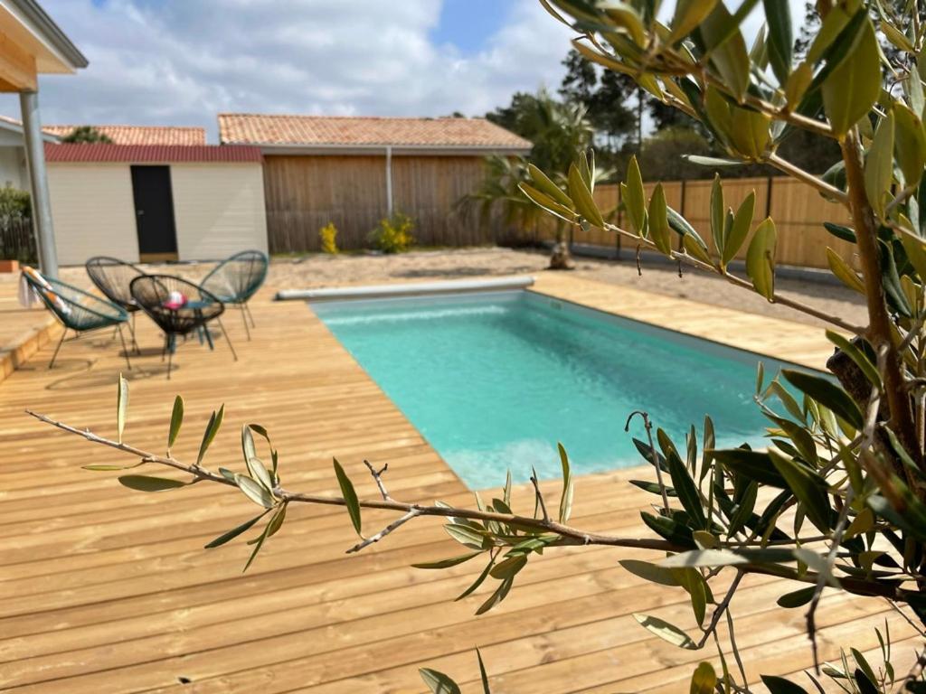 Villashomeclet - Villa Palm Beach Vensac エクステリア 写真